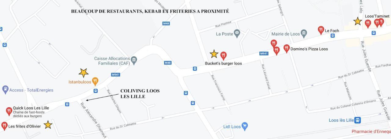 Coliving Tout Confort- Loos Les Lille-Maison Partagee-7 Chambres-5 Sdb-6Wc-Loos Les Lille 외부 사진